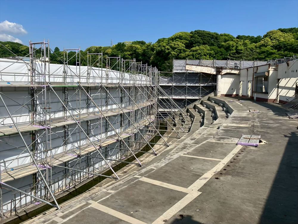 小田原競輪場　除去工事